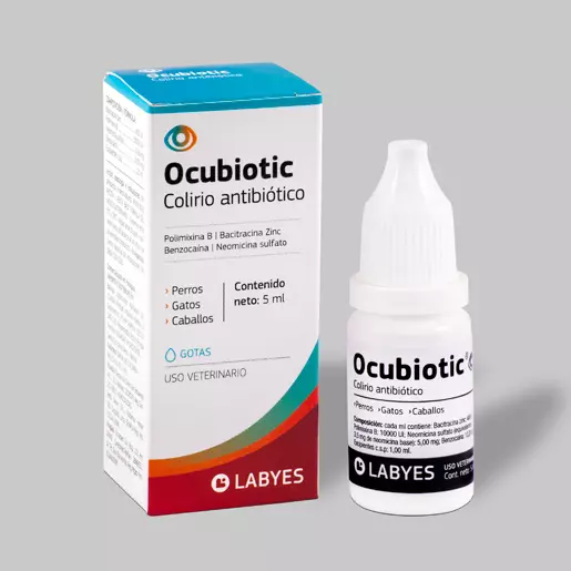 Ocubiotic colirio antibiotico frasco x 5 ml